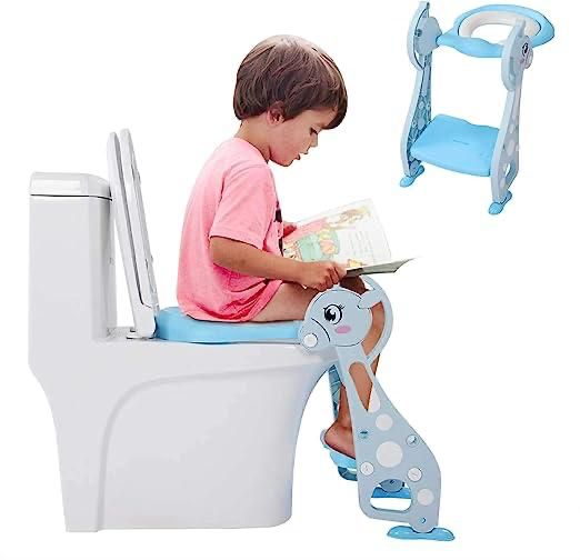 Seat Potty Training Toilet Seat With Step Stool for Kid