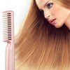 Electric Cordless Hair Straightener And Curling 2 In 1 Dry Comb