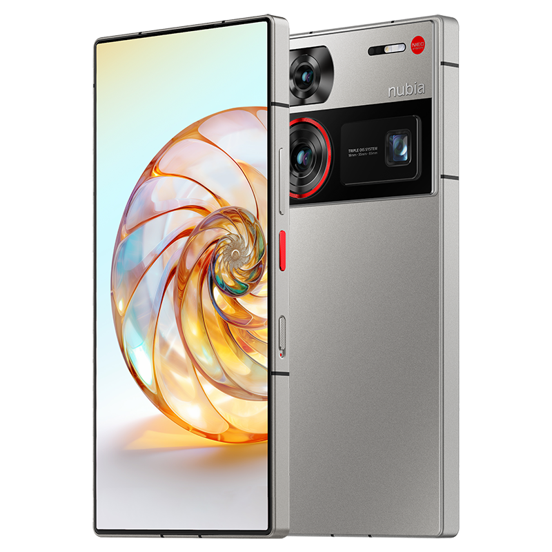 Nubia Z60 Ultra 12GB+256GB Q9+ Full screen 5G Mobile Phone 64MP Main Snapdragon 8 Gen 3 NFC 6000mAh 80W Fast Charge Battery IP68, Silver