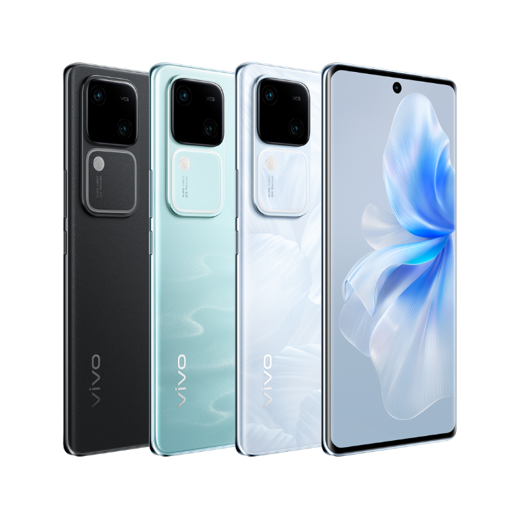 VIVO S18 5G 8GB+256GB Cell Phone Snapdragon7 Gen3 6.78inch AMOLED 50MP Camera 5000mAh 80W Flash Charge Android NFC, Blue
