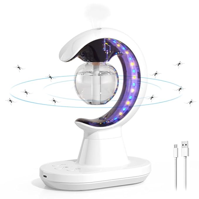 Electric Mosquito Repeller Humidifier Night Light Quiet Mosquito Lamp for Bedroom, Office, Nursury Room, Living Room