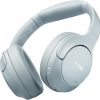 HT2 Hybrid Active Noise Cancelling Headphones, Wireless Over Ear Bluetooth Headphones, 60H Playtime, Hi-Res Audio Custom EQ via App Deep Bass Comfort Fit Ear Cups, for Home Office Travel Blue