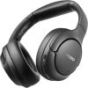 HT2 Hybrid Active Noise Cancelling Headphones, Wireless Over Ear Bluetooth Headphones, 60H Playtime, Hi-Res Audio Custom EQ via App Deep Bass Comfort Fit Ear Cups, for Home Office Travel