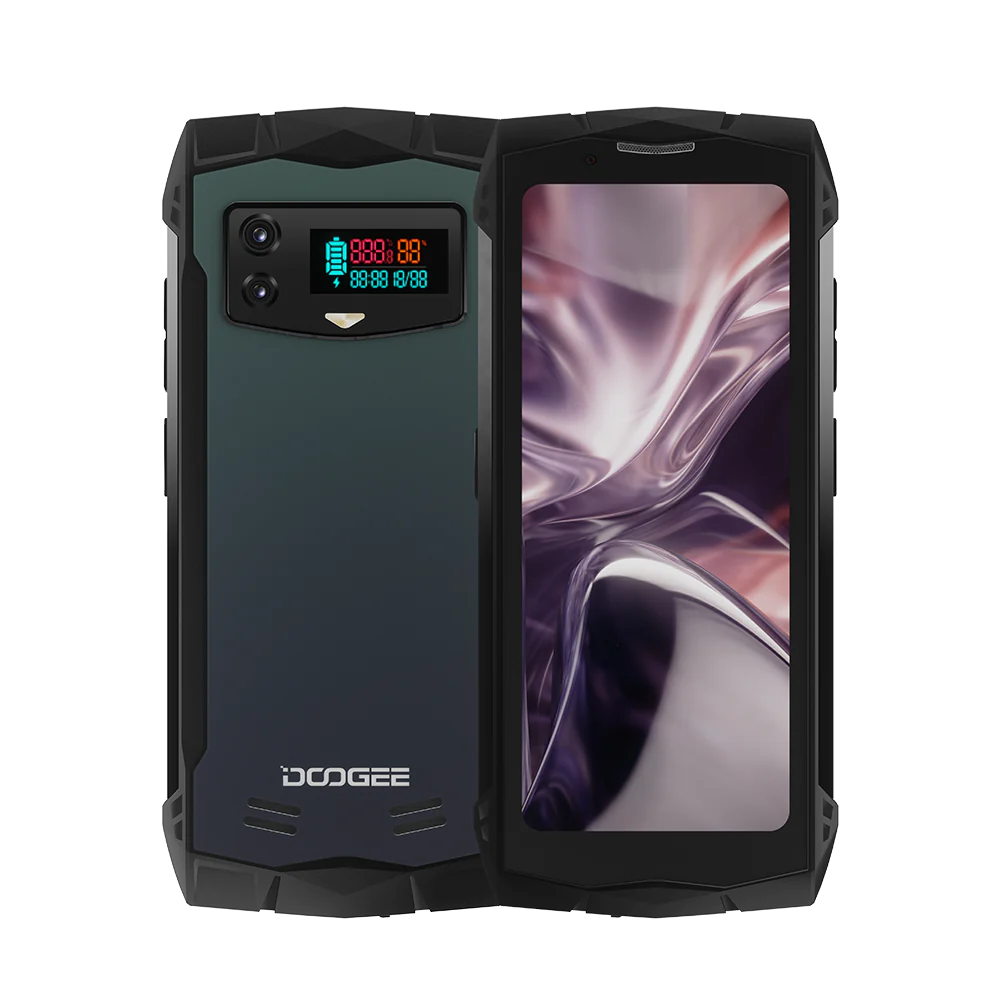 DOOGEE S Mini Rugged Smartphone Unlocked, MTK G99 Android 13 15GB+256GB Waterproof Cell Phone,4.5" QHD+ 120Hz, 3000mAh 18W, 50MP+8MP Rugged Phone, Dual SIM/OTG/GPS/NFC, Purple