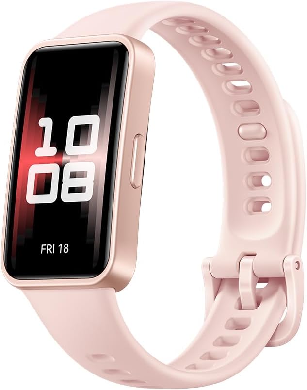 HUAWEI Band 9 Smartwatch, Comfortable All-Day Wearing, Science-based Sleep Tracking, Fast Charging & Durable Battery, Intelligent Brightness Adjustments, 100 Workout Modes, iOS&Android, Pink