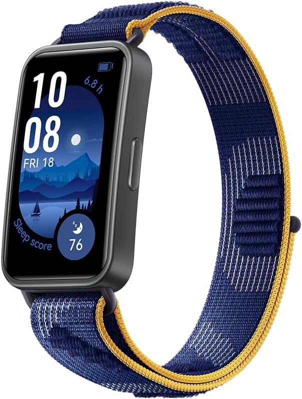 HUAWEI Band 9 Smartwatch, Comfortable All-Day Wearing, Science-based Sleep Tracking, Fast Charging & Durable Battery, Intelligent Brightness Adjustments, 100 Workout Modes, iOS&Android, Blue