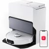 roborock S8 MaxV Ultra Robot Vacuum & Sonic Mop, 10000 Pa Suction, Corner to Edge Deep Cleaning, Hot Air Self-Drying, Auto Empty & Refill, Detergent Dispenser, Obstacle Avoidance,White