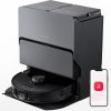 Roborock S8 MaxV Ultra Robot Vacuum & Sonic Mop, 10000 Pa Suction, Corner to Edge Deep Cleaning, Hot Air Self-Drying, Auto Empty & Refill, Detergent Dispenser, Obstacle Avoidance,Black