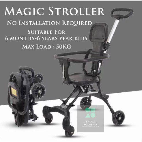 Lightweight Baby Stroller, Compact Stroller with One-Hand Fold