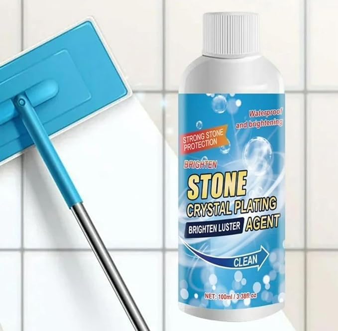 Stone Stain Remover Cleaner, Cleaner uses a gentle formula to remove a variety of stains.