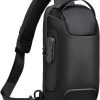 Cross Body Bags for Men with Password Lock and USB Charging Port