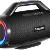 Tronsmart Bang Max Portable Bluetooth Speaker, 130W Powerful Loud Speaker with Deep Bass, Party Sync, IPX6 Waterproof, 24H Playtime, Customized EQ & Light Show,Portable Speaker with Handle for Outdoor