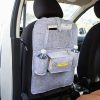 Car-Styling Holder Felt Covers Versatile Multi-Pocket Seat Wool Felt Storage Container Hanging Box