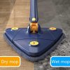 Rotatable Adjustable Cleaning Mop, Multipurpose Wall Mop with Long Handle