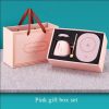 Plug Electric Mug Set Office Use Mug with Lid and Spoon Pack of 1 Cup + 1 Lid + 1 Spoon + 1Pad ( Pink Color )