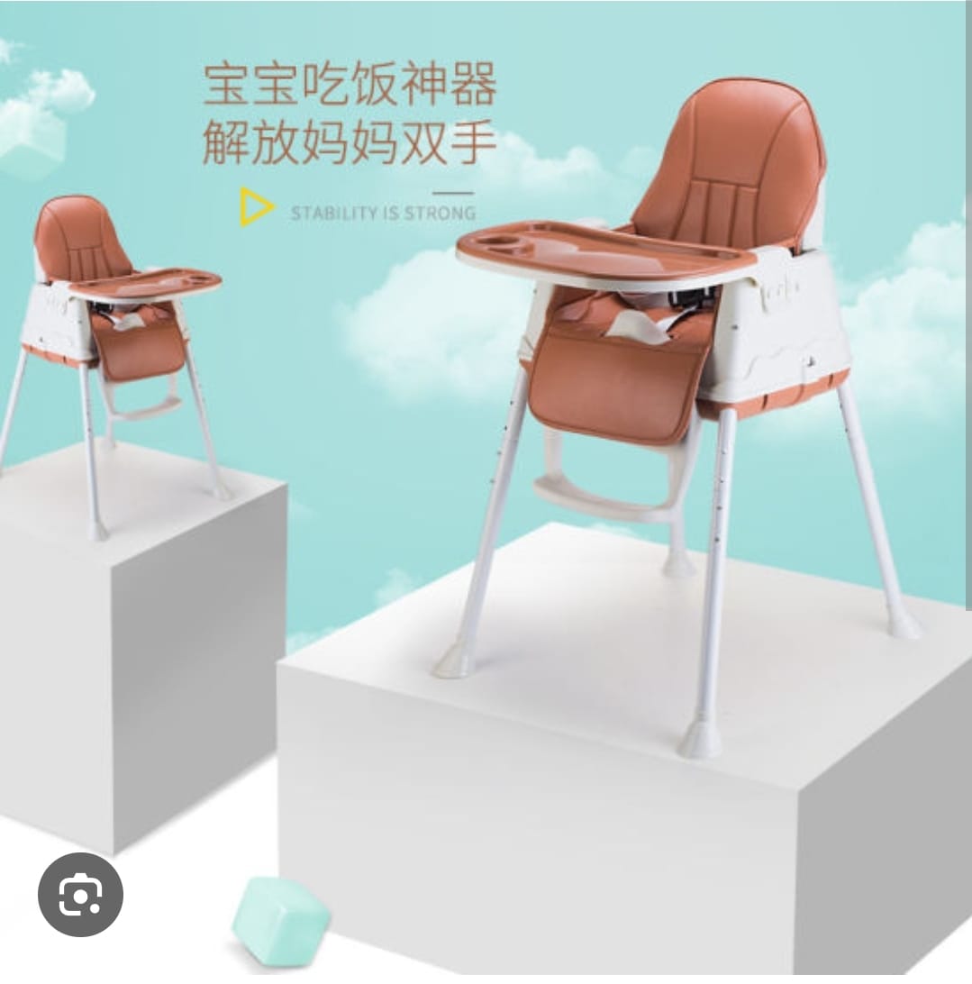 Multifunctional Foldable Portable Plastic Baby Dining 3 In 1 With Wheels High Chair Baby Feeding Table And Chair Seat