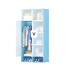 Bedroom simple furniture cabinet design plastic wardrobe