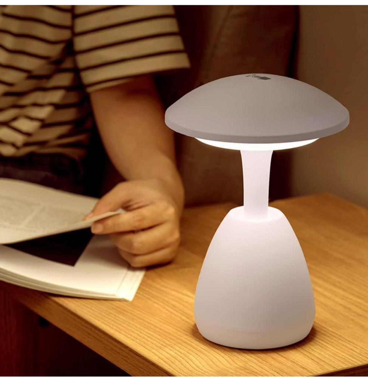 Color Changing Mushroom Night Lamp with Touch Sensor Colorful Light for Bedroom, Office, Kids Room