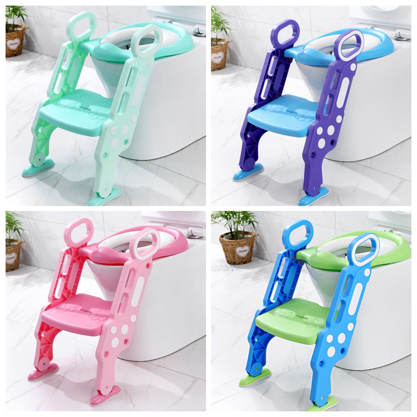 Pikkaboo EasyGo+ Potty Training Seat with Step Ladder