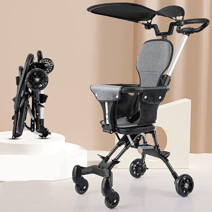 Baby Stroller With Removable Sun Shade Canopy,Pocket Stroller