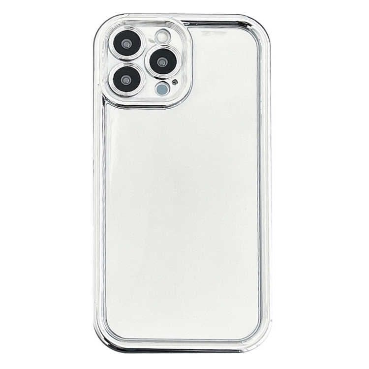 Electroplated Mirror Straight Edge TPU Phone Case