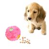 Pet Food Dispenser Squeaky Giggle Quack Sound Training Toy Chew Ball, Size: L, Ball Diameter: 11.5cm