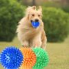 Pet Sounding Toy Hedgehog Ball Golden Retriever Molar Bite Resistant Tooth Toy for Large Pets, Small, Diameter: 6.5cm, Random Color Delivery