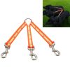 TPU Material Pet Dogs 3 in 1 Tangle-free Traction Rope Double Pet Dog Walking Leash, Length: 25 cm