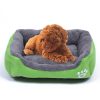 Candy Color Four Seasons Genuine Warm Pet Dog Kennel Mat Teddy Dog Mat, Size: M, 54×42×12cm
