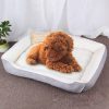 Dog Bone Pattern Big Soft Warm Kennel Pet Dog Cat Mat Blanket, Size: XL, 90×70×15cm