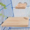 Pet Wooden Rectangular Springboard Hamster Small Pets Pedal Toys, Large