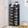 Shoe Rack - 7 Tiers, Black