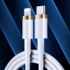 USAMS US-SJ484 U63 Type-C / USB-C to 8 Pin PD 20W Smooth Aluminum Alloy Fast Charging Data Cable, Length: 1.2m