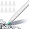 8 PCS Non-slip Mute Wear-resistant Nib Cover for Apple Pencil 1 / 2