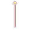 Cute Cartoon Silicone Protective Cover for Apple Pencil 1(Five-pointed Star Pink)