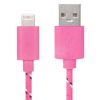 1m Nylon Netting USB Data Transfer Charging Cable For iPhone, iPad, Compatible with up to iOS 15.5
