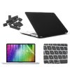 ENKAY for MacBook Air 13.3 inch (US Version) 4 in 1 Frosted Hard Shell Plastic Protective Case with Screen Protector & Keyboard Guard & Anti-dust Plugs