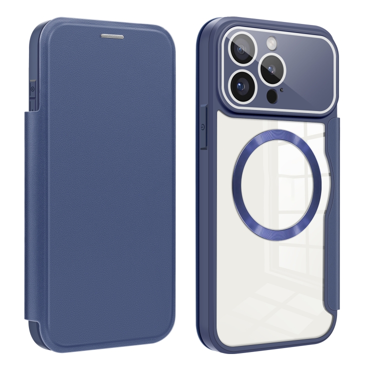 Colored Shield MagSafe Magnetic RFID Anti-theft Leather Phone Case