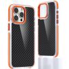 Dual-Color Carbon Fiber Acrylic Hybrid TPU Phone Case