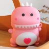Universal Wireless Couple Green Pink Dinosaur Bluetooth Headphone Holder for Apple AirPods 1 / 2