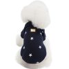 Pet Fall and Winter Five-pointed Star Pattern Sweater Pet Warm Clothes