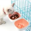 Dog and Cat Anti-choke Feeding Water Hanging Bowl Creative Plastic Pet Bowl