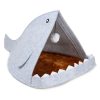 Washable Fish Shape Felt Lovely Fashion Cat and Dog Pet Bed