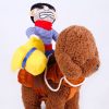 Creative Cowboy Riding Halloween Funny Funny Dress Up Pet Clothes