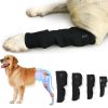 DogLemi PD60041 Dog Hock Brace Pet Supportive Rear Dog Compression Leg Joint Wrap Protects Wounds and Injury