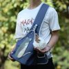 TAILUP Pets Carry Out Shoulder Bag Convenient Foldable Leather Chest Bag