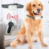 Remote Control Dog Training Device Bark Stopper Rechargeable Collar Waterproof Electric Shock Vibration Trainer