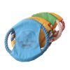 BG-W253H Pet Dog Canvas Bite Resistant Cotton Rope Frisbee Pet Training Toy Color Random Delivery