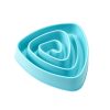 Plastic Triangle Resistant Pet Slow Bowl Anti-choking Dog Food Bowl