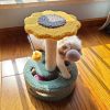 Cat Climbing Rack Small Turntable Cat Scratching Board Toy